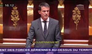 Valls exclut une intervention militaire française terrestre en Syrie