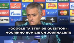 «Google ta stupide question»: José Mourinho humilie un journaliste