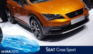 Seat Leon Cross Sport en direct du salon de Francfort 2015