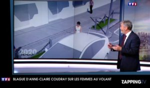 Anne-Claire Coudray s'attire les foudres des internautes avec une blague sexiste pour son premier week-end au JT de TF1