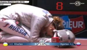 CdM sabre dames Orléans 2015 - Finale Egorian (RUS) vs Kharlan (UKR)