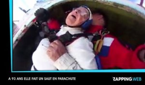 Une grand-mère de 93 ans fait un impressionnant saut en parachute