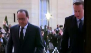 "A l'Elysée, un temps de président" : Hollande accueille les grands de ce monde avant la marche du 11 janvier 2015