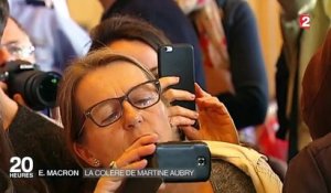 Emmanuel Macron vivement pris à partie par Martine Aubry