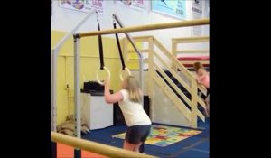 Elle va très vite changer de sport cette petite fille... Fini la gym