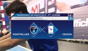 Saison 2015 / 2016 - Journée 3 : Résumé du match Montpelier / Cesson-Rennes