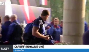 Mondial : le XV de France est à Cardiff