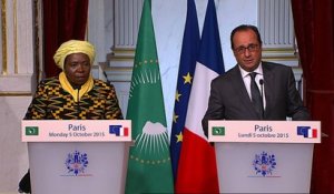 Point de presse avec Mme Nkosazana Dlamini-Zuma, présidente de la Commission de l'Union africaine