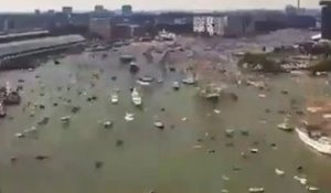 Timelapse impressionnant du trafic dans le port d'Amsterdam