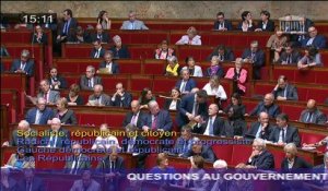 Question d'actualité au Gouvernement du député Christophe Castaner sur la solidarité avec les Alpes Maritimes
