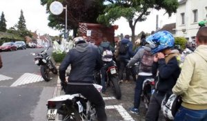 Etaples : l'hommage des motards à Benjamin Gosselin