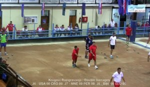 Barrages double, Sport Boules, Mondial Seniors, Rijeka 2015