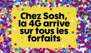 Sosh présente 4G sur tous les forfaits mobile