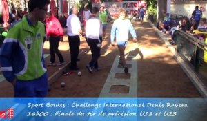 Finales tir de précision U23 et U18, Challenge International Denis Ravera, Sport Boules, Monaco 2015