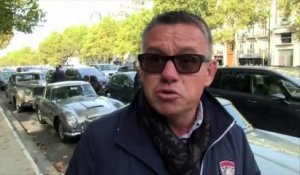 Les Aston Martin de James Bond sur les Champs Elysées