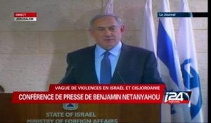 Conférence de presse de Benyamin Netanyahou