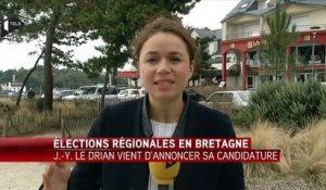 Le Drian confirme sa candidature à la présidence de la région Bretagne