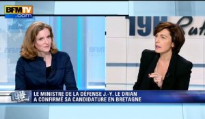 Nathalie Kosciusko-Morizet demande si Le Drian "va être un ministre de la Défense à mi-temps?"