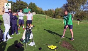 Irlande - Coupe du monde : Luke Fitzgerald et Rory McIlroy font du golf