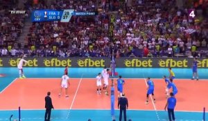 La balle de match de Ngapeth qui offre l’Euro de volley-ball aux Bleus