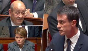Manuel Valls: "Jean-Yves Le Drian est un grand ministre de la Défense, un bouclier et un homme d'Etat"