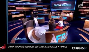 Face à France : Enora Malagré débarque sur le plateau en direct pour affronter Frigide Barjot