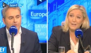 Bertrand à Le Pen : "Vous êtes le pire du système"
