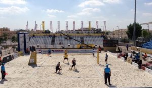 5 GER vs USA Flüggen/Böckermann vs Hyden/Bourne  2-1 (21-14, 16-21, 15-12)