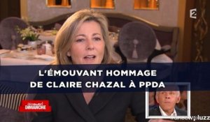 L'émouvant hommage de Claire Chazal à PPDA