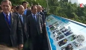 Arrivée de François Hollande en Chine, premier pollueur de la planète