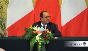 Hollande obtient le soutien de la Chine pour la conférence sur le climat