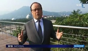 COP21 : François Hollande en visite en Chine