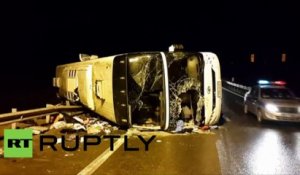 Un accident de bus fait sept morts et des dizaines de blessés en Russie