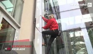 Alain Robert, le Spiderman français a frappé à La Défense