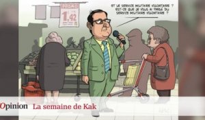 Dessins de Kak : François Hollande du supermarché au ring médiatique