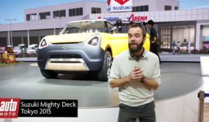 Suzuki Mighty Deck et Air Triser : le pavé et la plage au salon de Tokyo [VIDEO]