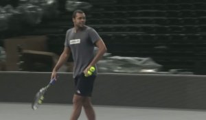 Tennis - ATP - Paris : Tsonga en toute décontraction