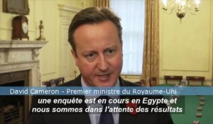 Crash dans le Sinaï: Cameron estime "plus que probable" la piste terroriste