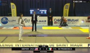 CdM fleuret dames St-Maur 2015 - 1/2 finale Di Francesca (ITA) vs Kiefer (USA)