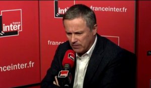 Nicolas Dupont-Aignan : "On a le droit de vouloir savoir qui entre chez nous"