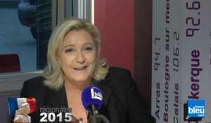 Marine Le Pen invitée de France Bleu Nord