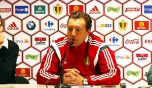 Amical - Wilmots: "Je respecte le football italien"