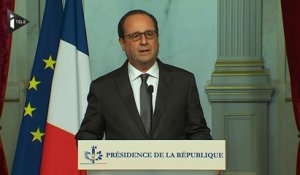 François Hollande appelle les Français à l'"unité indispensable"