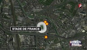 Le stade de France, théâtre de trois attentats-suicides