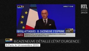 ZAPPEUR - Bernard Cazneuve détaille ce qu'implique l'état d'urgence