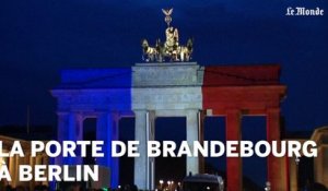 Les monuments mondiaux aux couleurs du drapeau français