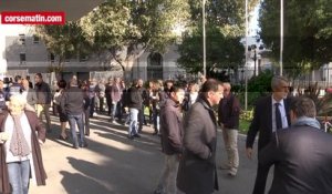 Attentats de Paris : Une minute de silence à la mairie de Bastia