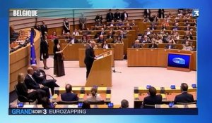 Eurozapping : la Marseillaise chantée à Bruxelles