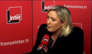 Marine Le Pen : "Je ne veux pas que l'on se contente de lutter contre la peur"