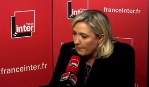 Marine Le Pen "C'est dans l'ADN de la souveraineté du peuple français que de contrôler nos frontières"